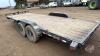 F217 2013 20&rsquo; tandem axle bump hitch utility flat deck trailer, VIN# 4ZECH2025D1037107, OWNER: Arron Bridgeman, SELLER: FRASER AUCTION SERVICE LTD______________________________________________*TOD* - 4