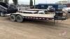 F217 2013 20&rsquo; tandem axle bump hitch utility flat deck trailer, VIN# 4ZECH2025D1037107, OWNER: Arron Bridgeman, SELLER: FRASER AUCTION SERVICE LTD______________________________________________*TOD* - 6