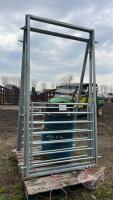 F209 4' x 8' walk thru gate frames with 43" x 36" gate (B)