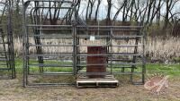 F212 NEW 10' 6 bar panel with 4' walk thru gate (C)