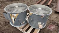 F89 (2) Airstream 10.5 hp 3ph aeration fans
