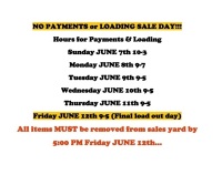 PICKUP and LOADOUT HOURS