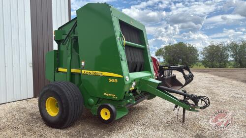 John Deere 568 MegaWide Plus rd baler s/nX357722