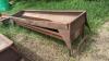 10&rsquo; metal feed trough (B)
