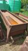 10&rsquo; metal feed trough (D)