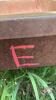 10&rsquo; metal feed trough (E) - 5