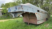 1981 18&rsquo; Trail King Tandem Axle Stock Trailer, VIN# TK198118, OWNER: Jody R Airey, SELLER: FRASER AUCTION SERVICE LTD______________________________*TOD*
