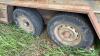 1981 18&rsquo; Trail King Tandem Axle Stock Trailer, VIN# TK198118, OWNER: Jody R Airey, SELLER: FRASER AUCTION SERVICE LTD______________________________*TOD* - 5