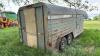 1981 18&rsquo; Trail King Tandem Axle Stock Trailer, VIN# TK198118, OWNER: Jody R Airey, SELLER: FRASER AUCTION SERVICE LTD______________________________*TOD* - 8