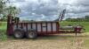 Hagedorn Hydro-Spread tandem axle manure spreader, S/N 5131 - 5