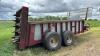 Hagedorn Hydro-Spread tandem axle manure spreader, S/N 5131 - 6
