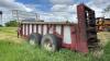 Hagedorn Hydro-Spread tandem axle manure spreader, S/N 5131 - 9