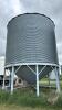 (Bin 23) Westeel bin on Westeel hopper cone (approx 4450-bus) with FieldKing 5hp 1ph fan s/n75652 - 2