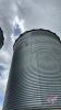 (Bin 22) Westeel bin on Westeel hopper cone (approx 2150-bus) with FieldKing 3hp 1ph fan s/n63793 - 4