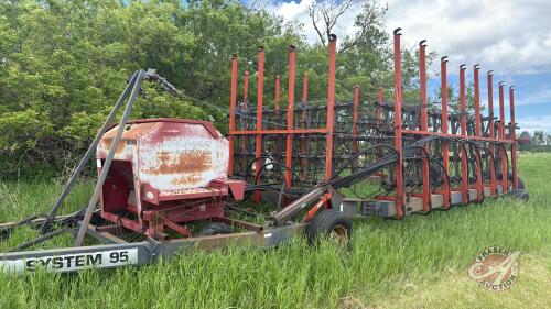 50&rsquo; Flexi-coil system 95 harrows