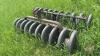 6 sections of 2 &frac12;&rdquo; Bourgault poly quick attach packers - 6