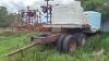 Shop built 23&rsquo; Single Drop Tandem Axle Trailer W/ Tandem Axle Converter Dolly and 2 poly tanks *NO TOD* - 2