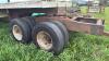 Shop built 23&rsquo; Single Drop Tandem Axle Trailer W/ Tandem Axle Converter Dolly and 2 poly tanks *NO TOD* - 4