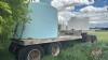 Shop built 23&rsquo; Single Drop Tandem Axle Trailer W/ Tandem Axle Converter Dolly and 2 poly tanks *NO TOD* - 8