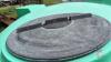 Approx 1250-gal green poly tank - 4