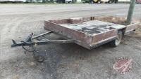 A51 9' x 6' Single Axle Trailer, No TOD