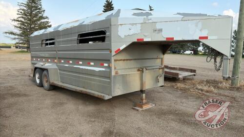 A59 2012 20' Norberts Tandem Axle Stock Trailer, VIN# 2N9C7S722CG017142, TOD, OWNER: Dwayne Taylor, SELLER: FRASER AUCTION SERVICE LTD______________________________________*