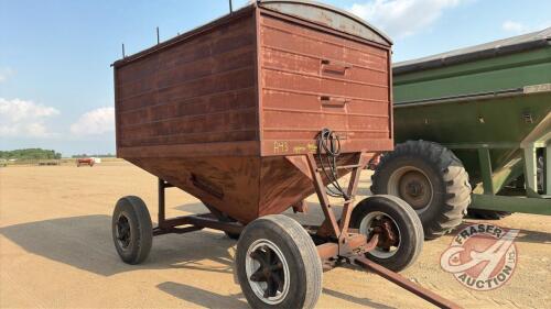 A43 Gravity Hopper Box on 4-Wheel Wagon