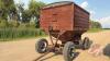A43 Gravity Hopper Box on 4-Wheel Wagon - 2