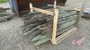 A53 Pallet of Used Treated Fence Posts - 2