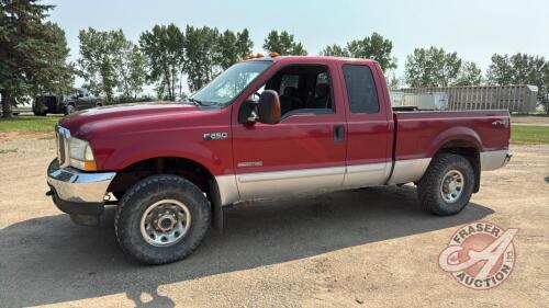 A78 Ford F250 Super Duty 4x4 Extended Cab, VIN#1FTNX20P63EB58407, TOD, OWNER: Brian Phizacklea, SELLER: FRASER AUCTION SERVICE LTD______________________________________*, **Key**
