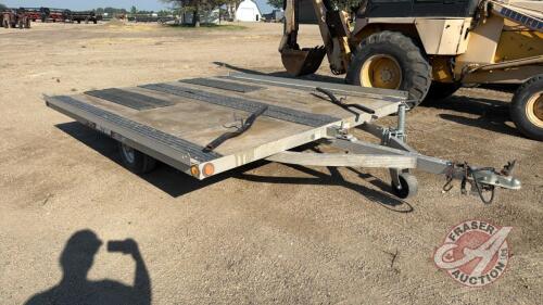 A57 10' Triton XT 2 Place Snowmobile Tilting Trailer, VIN#4TCSS1105EHX52781, TOD, OWNER: Robert Parr, SELLER: FRASER AUCTION SERVICE LTD______________________________________*