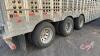 A68 53' Merritt T-Nine Tri Axle Cattle Pot Trailer, VIN#1MT2N3382H015726, TOD, Not safetied, OWNER: McCutcheon Transport Ltd., SELLER: FRASER AUCTION SERVICE LTD______________________________________* - 13