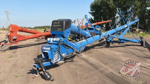 A77 70' Brandt 1370H Swing Auger, S/N 8499108