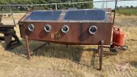 A72 8' Two Station Sand Blasting Cabinet