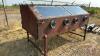 A72 8' Two Station Sand Blasting Cabinet with air tank - 3