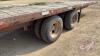 A85 40' Tandem Axle 5th Wheel Tandem Dual Flat Deck Trailer, VIN#2R9G7LC22M1020202, TOD, OWNER: Paul Bickerton, SELLER: FRASER AUCTION SERVICE LTD______________________________________* - 6