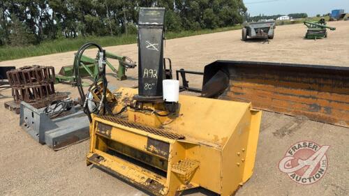 A92 80" Skid Steer Mount Snowblower