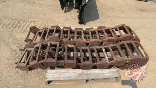 A98 Steel Tracks for 853 Bobcat Skid Steer