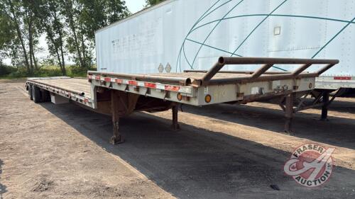 A70 2007 53' Reinke Steel/Aluminum Combo Tandem Axle Step Deck Trailer, VIN#4C6DC482371010635, TOD, OWNER: Iain Deans, SELLER: FRASER AUCTION SERVICE LTD______________________________________*