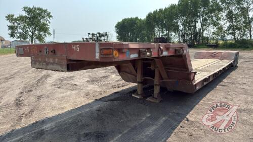 A90 45' Transcript Tandem Axle Double Drop Flat Deck Trailer, No TOD