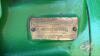 A35 1967 John Deere Tractor, S/N- 172477R, **Key** - 28
