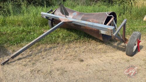 A93 8' Metal Swath Roller (Black)