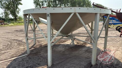 A103 14' DE Hopper Cone on Legs (B)