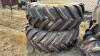 A89 Michelin Mach BIBMichelin Mach BIB 710/70R42 Tire on John Deere 4940 Rim (95%) - 8
