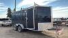 A107 2017 16' V-Nose MaxxCargo Tandem Axle hunting/Fishing Enclosed Trailer, VIN#54GVC14T0H7027320, TOD, OWNER: Stanley Schaworski, SELLER: FRASER AUCTION SERVICE LTD______________________________________*, - 2