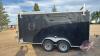 A107 2017 16' V-Nose MaxxCargo Tandem Axle hunting/Fishing Enclosed Trailer, VIN#54GVC14T0H7027320, TOD, OWNER: Stanley Schaworski, SELLER: FRASER AUCTION SERVICE LTD______________________________________*, - 4