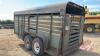 A131 1974 16&rsquo; Hale 5th Wheel Tandem Axle Stock Trailer, VIN# J743016 - 3