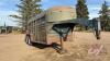 A131 1974 16&rsquo; Hale 5th Wheel Tandem Axle Stock Trailer, VIN# J743016 - 9