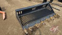 A115 New 80" Skid Steer Mount Skelton Bucket with Teeth