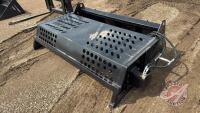 A115 New RR78 72" Skid Steer Mount Rock Rake